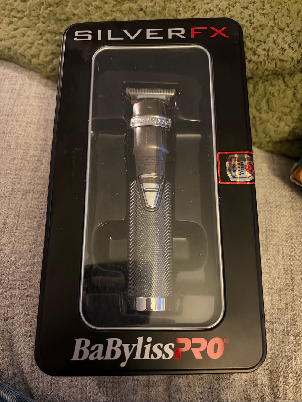 BaBylissPRO Metallic Silver Cordless Trimmer